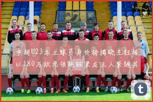 中超U23本土球员身价榜揭晓王钰栋以180万欧元领跑铜梁龙三人紧随其后